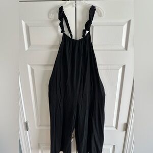 Kirundo brand Black Women's linen Jumpsuit